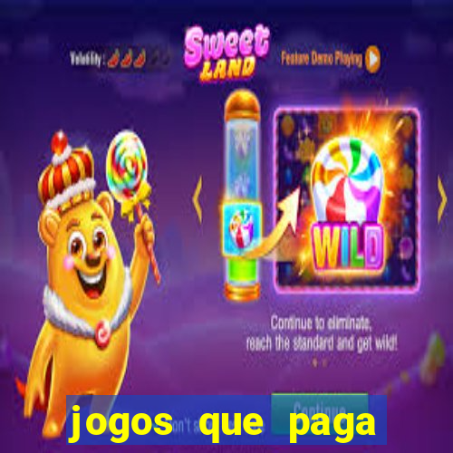 jogos que paga dinheiro de verdade no pix