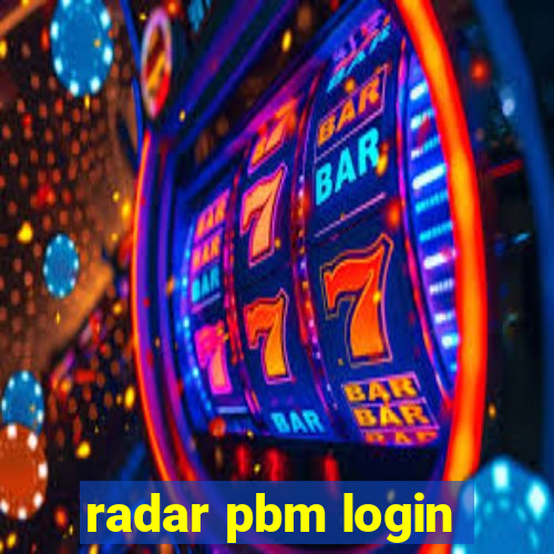 radar pbm login