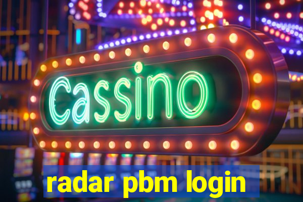 radar pbm login