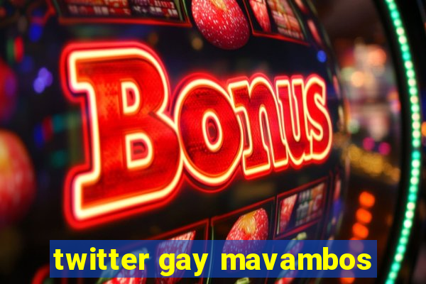 twitter gay mavambos