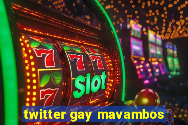 twitter gay mavambos