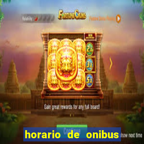 horario de onibus santos dumont x juiz de fora