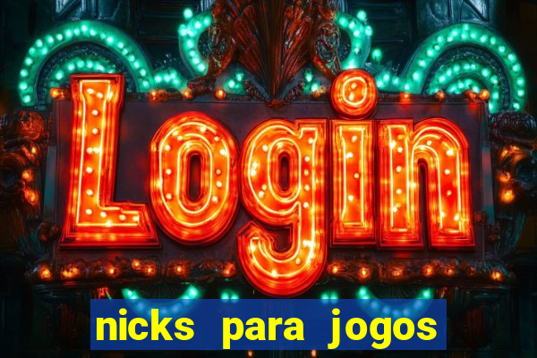 nicks para jogos de tiro