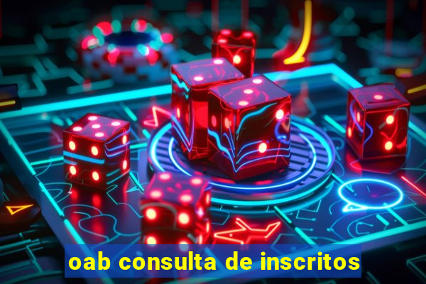 oab consulta de inscritos