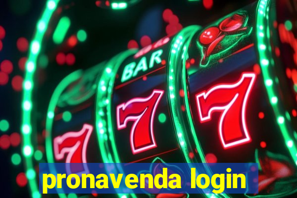 pronavenda login