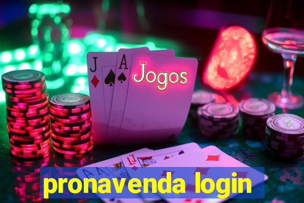 pronavenda login