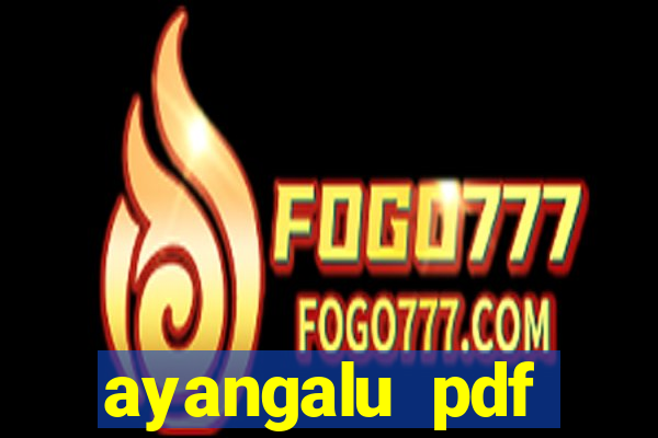 ayangalu pdf ayangalu orisha