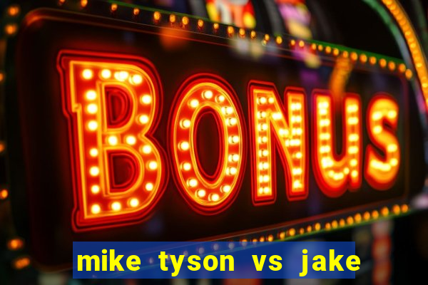 mike tyson vs jake paul assistir online