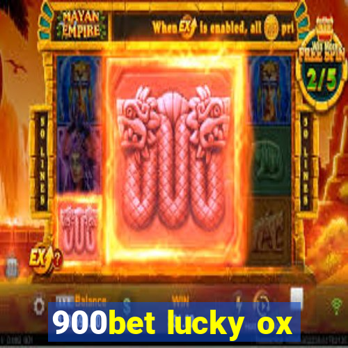 900bet lucky ox