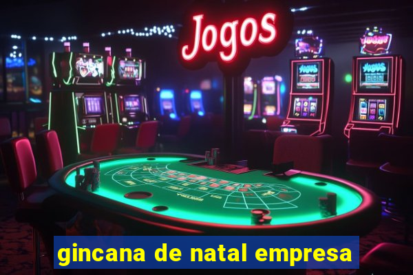 gincana de natal empresa