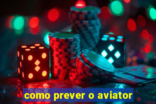 como prever o aviator