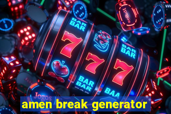 amen break generator