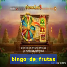 bingo de frutas para imprimir pdf