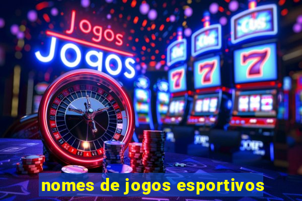 nomes de jogos esportivos