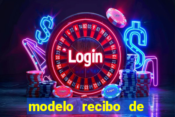 modelo recibo de pagamento autonomo