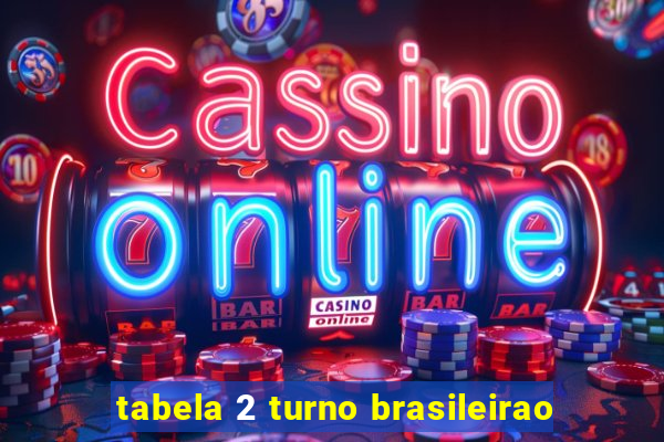 tabela 2 turno brasileirao