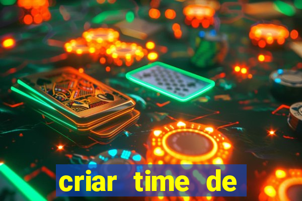 criar time de futebol simulador