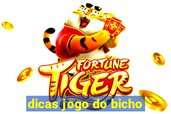 dicas jogo do bicho