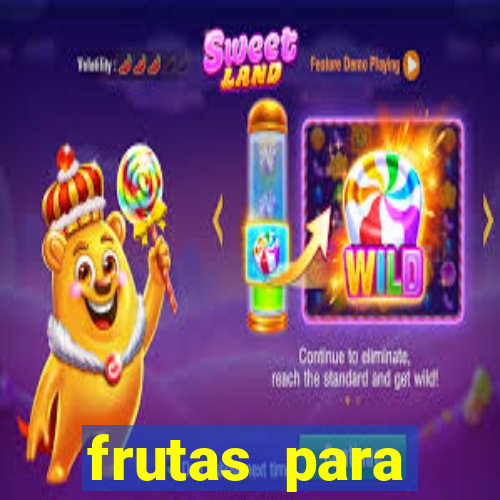 frutas para imprimir e recortar