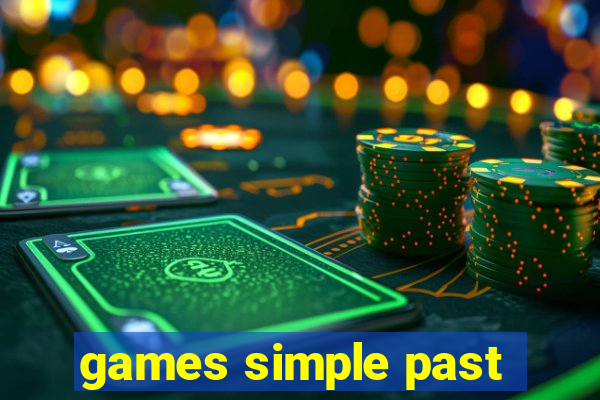 games simple past