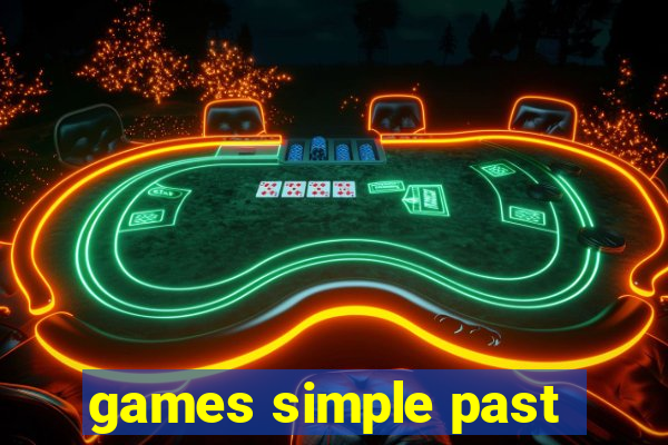 games simple past