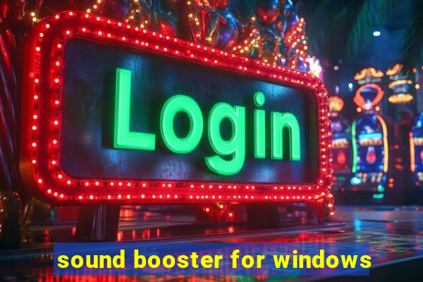 sound booster for windows