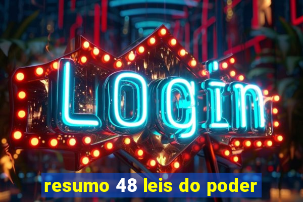 resumo 48 leis do poder