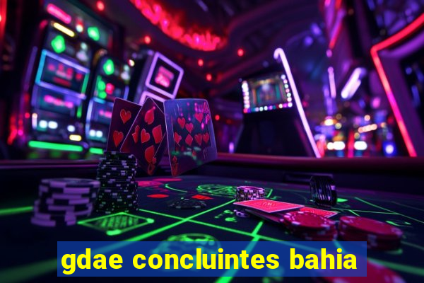 gdae concluintes bahia