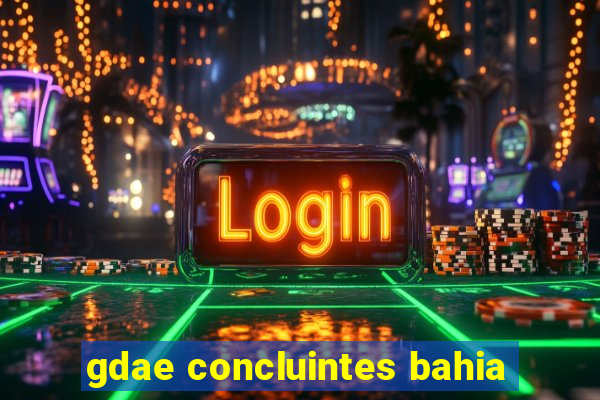 gdae concluintes bahia