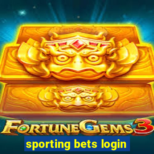 sporting bets login