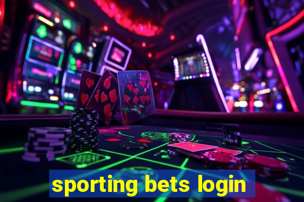 sporting bets login