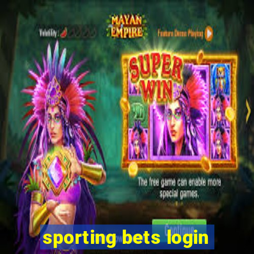 sporting bets login