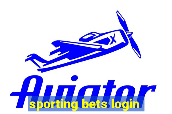 sporting bets login