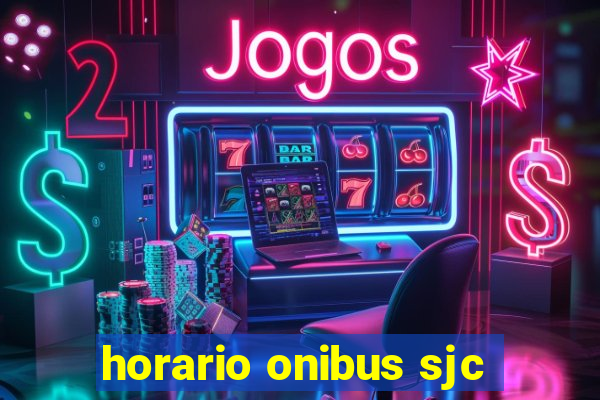 horario onibus sjc