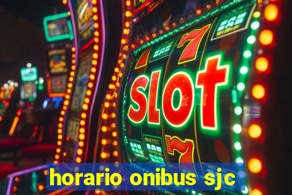 horario onibus sjc