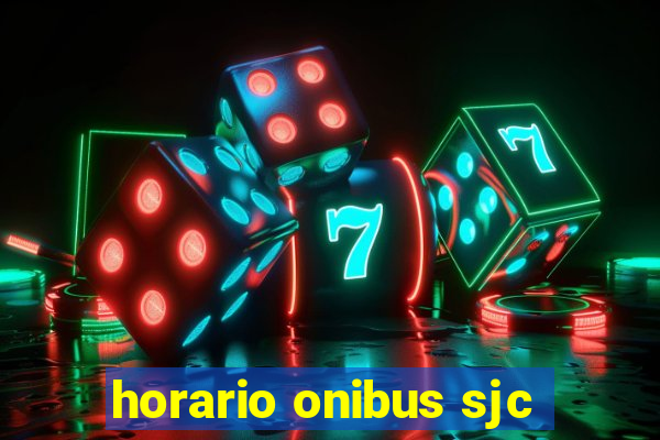 horario onibus sjc