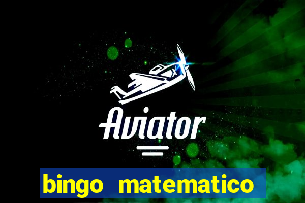 bingo matematico para ensino medio