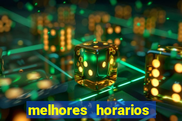 melhores horarios pagantes fortune tiger