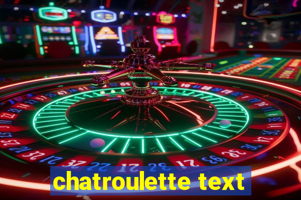 chatroulette text