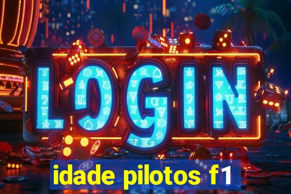 idade pilotos f1