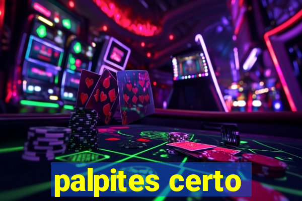 palpites certo