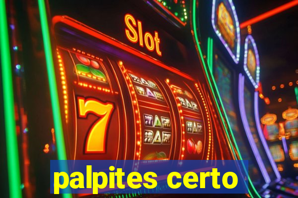 palpites certo