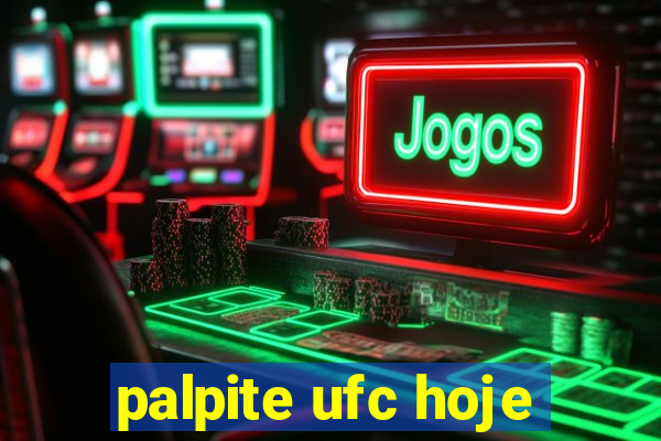 palpite ufc hoje