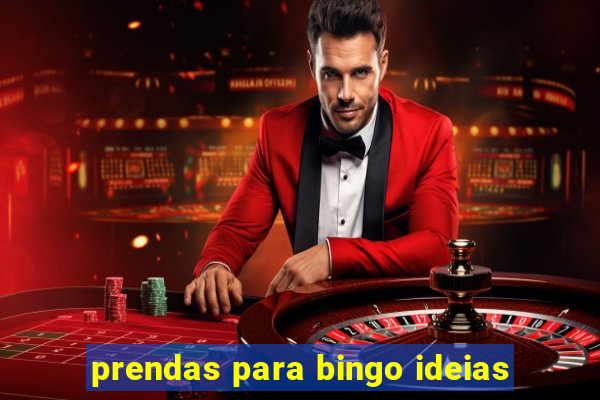 prendas para bingo ideias