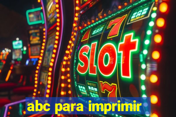 abc para imprimir