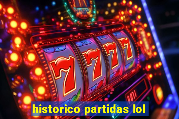 historico partidas lol