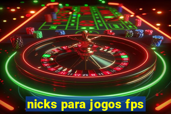 nicks para jogos fps