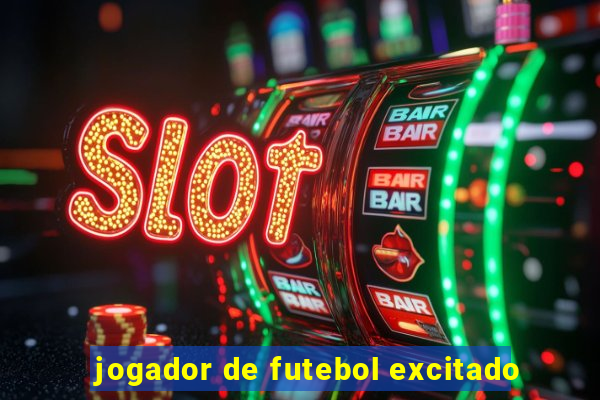 jogador de futebol excitado