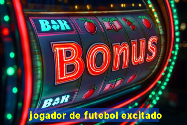 jogador de futebol excitado