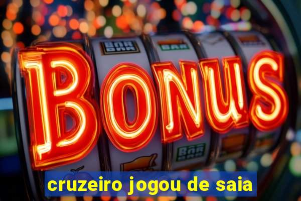 cruzeiro jogou de saia